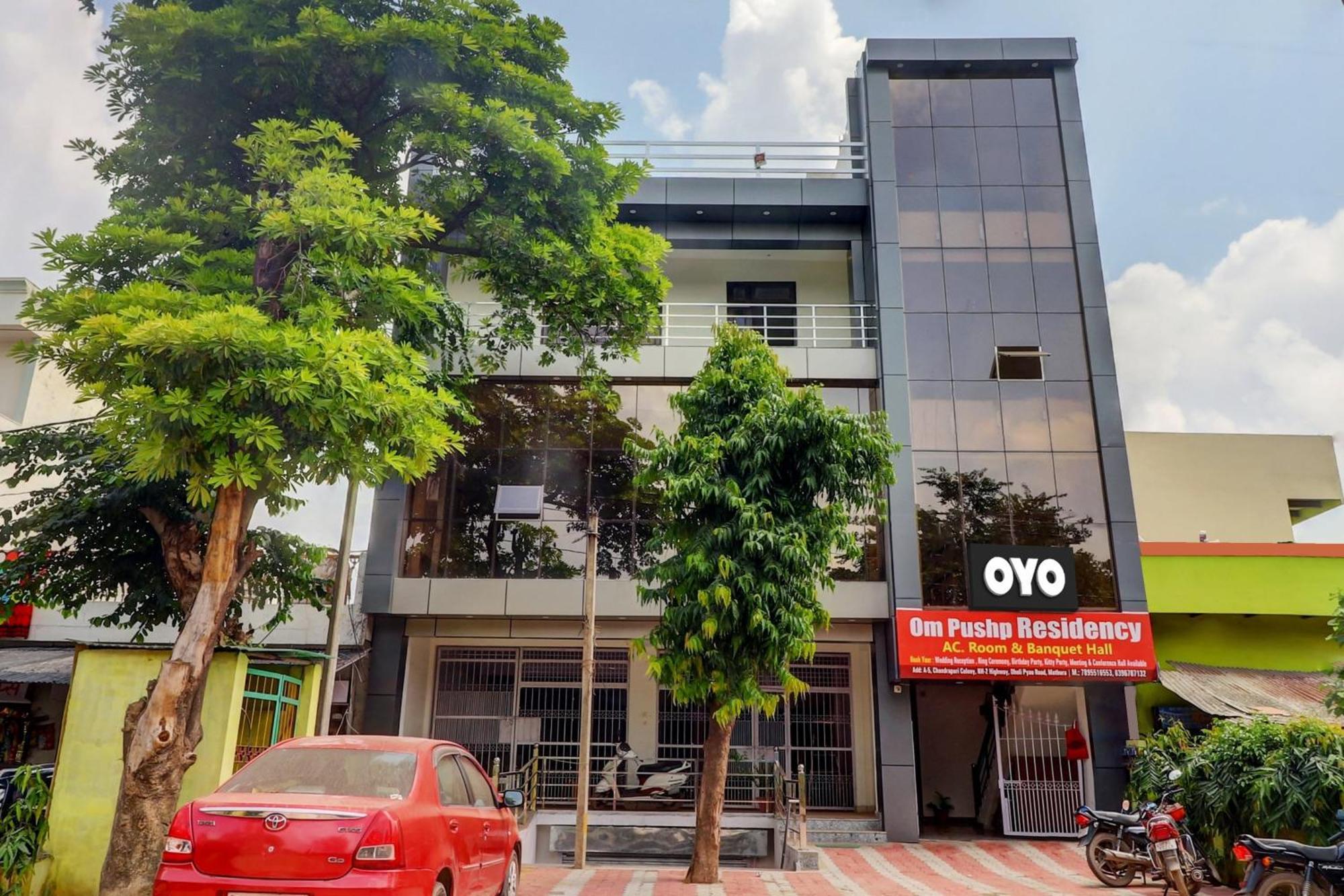 Hotel O Om Pushp Residency Mathura Exterior foto